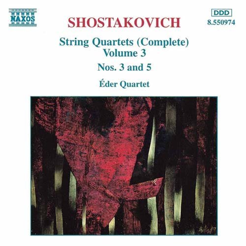 Cover for Dimitri Shostakovich · String Quartets Vol. 3 (CD) (1999)