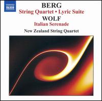 Berg / String Qrt / Lyric Suite / Wolf / Italian - New Zealand String Quartet - Música - NAXOS - 0747313237425 - 29 de maio de 2007