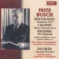 Fritz Busch - Beethoven Chopin Brahms 1950 - Chopin / Beethoven / Danish Radio So / Busch - Music - GUILD - 0795754235425 - May 11, 2010