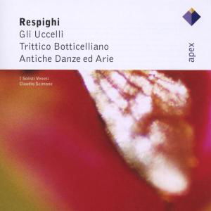 Cover for O. Respighi · Birds / Trittico Botticelliano (CD) (2002)