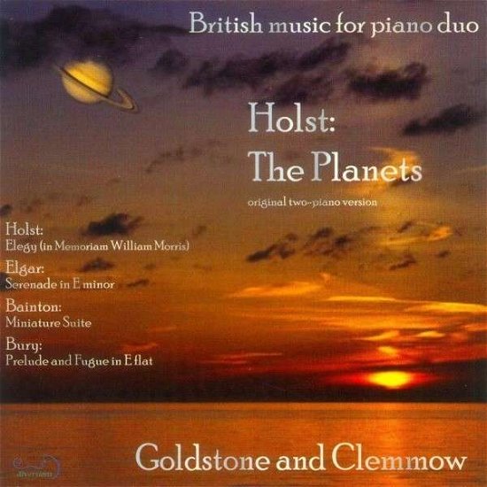 Cover for Elgar / Bainton / Holst / Goldstone &amp; Clemmow · British Music for Piano Duo (CD) (2012)