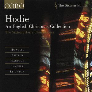 Cover for Sixteen / Harry Christophers · Hodie: An English Christmas Collection (CD) (2001)