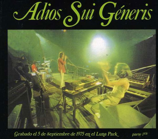 Cover for Sui Generis · Adios Sui Generis 1 (CD) (2010)