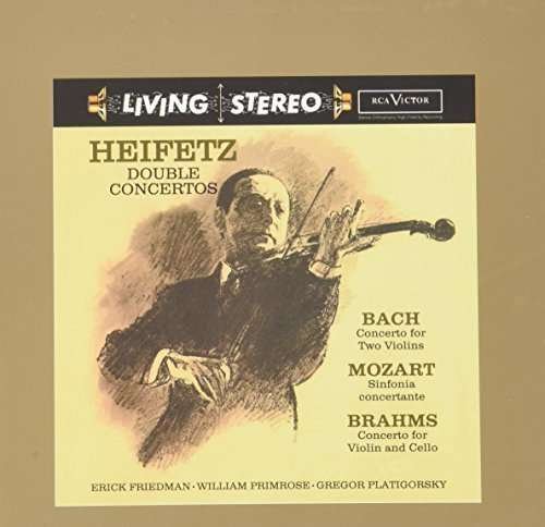 Cover for Jascha Heifetz · Double Concertos: Bach, Mozart, Brahms (CD) (2015)