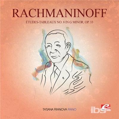 Cover for Rachmaninoff · Etudes-Tableaux 8 In G Min 33 (CD)