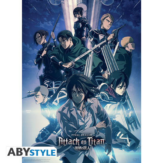 Cover for Kleines Poster · ATTACK ON TITAN - Poster S4 Group Shot (52x38) (Toys) (2019)