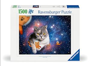Puzzle Cats In Space 1500p (12000742) - Ravensburger - Produtos - Ravensburger - 4005555007425 -