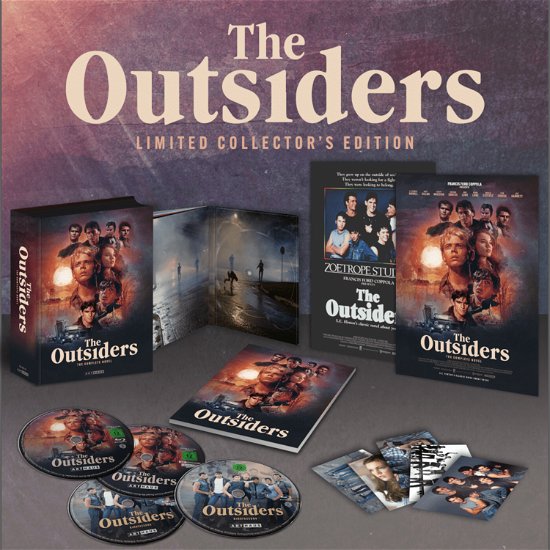 Cover for The Outsiders - Limited Collector's Edition (2 4k Ultra Hds + 2 Blu-rays) (Blu-ray)
