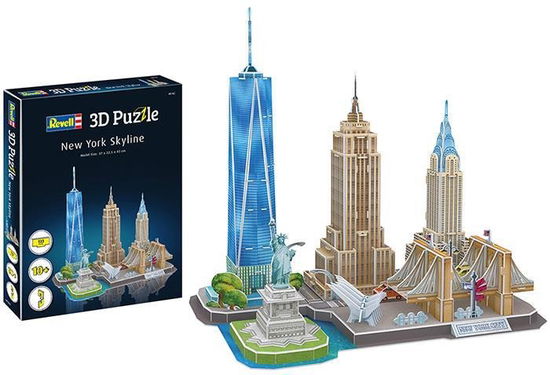 Revell 3D Puzzel Bouwpakket - New York Skyline - Revell - Produtos - Revell - 4009803001425 -