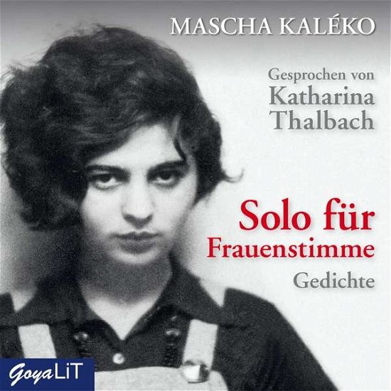 Cover for Katharina Thalbach · Solo Für Frauenstimme.gedichte (CD) (2017)