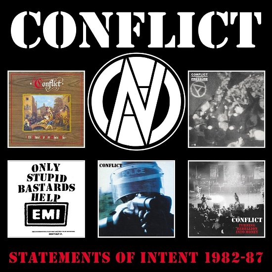 Conflict · Statements of Intent 1982-87 5cd Clamshell Box Set (CD) (2022)