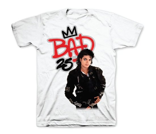 Cover for Michael Jackson · Bad Photo 25th Logo - SMALL (Bekleidung) (2012)