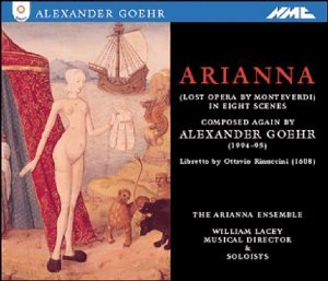 Cover for Arianna Ensemble · Goehr / Arianna (CD) (2002)