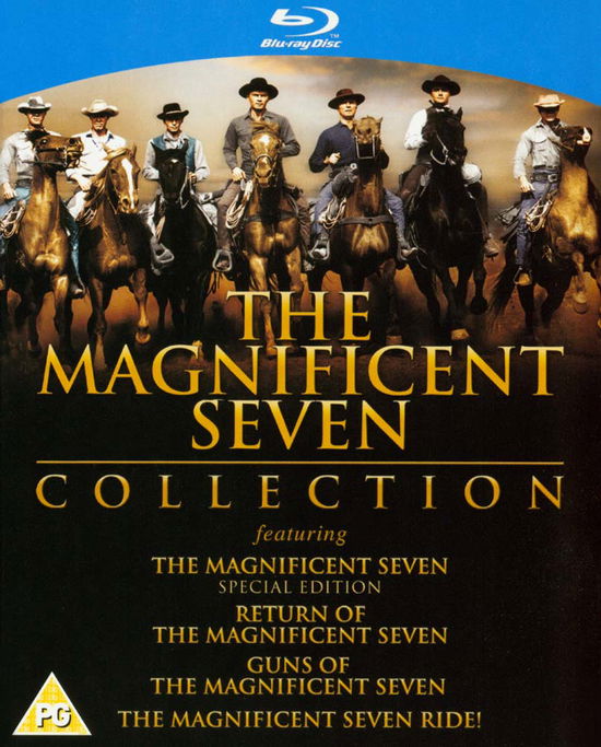 Cover for Magnificent Seven Collection · The Magnificent Seven Movie Collection (4 Films) (Blu-Ray) (2013)