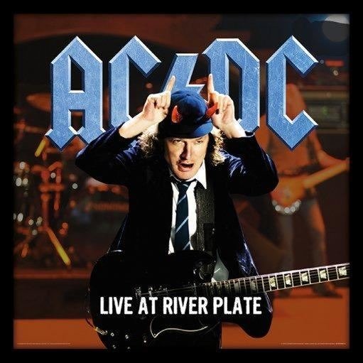 Live At River Plate Framed Album Cover Prints - AC/DC - Produtos - PYRAMID - 5050574807425 - 5 de novembro de 2015