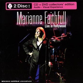 Cover for Marianne Faithfull · Live in Hollywood (DVD/CD) (2017)