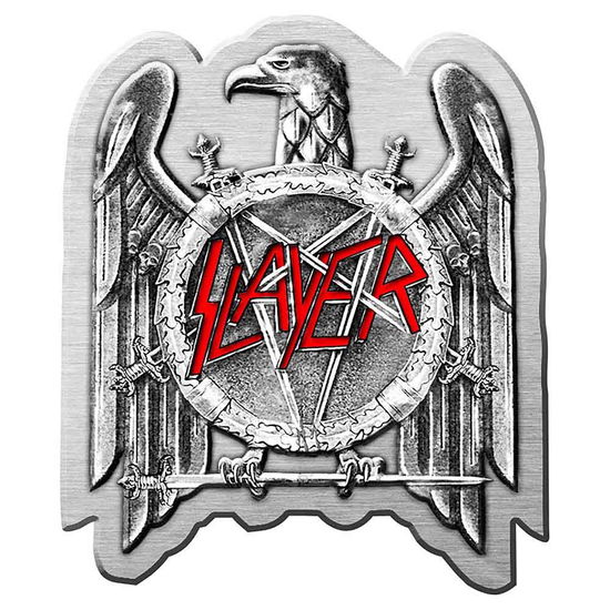 Slayer Pin Badge: Eagle (Enamel In-Fill) - Slayer - Produtos - PHM - 5055339793425 - 28 de outubro de 2019