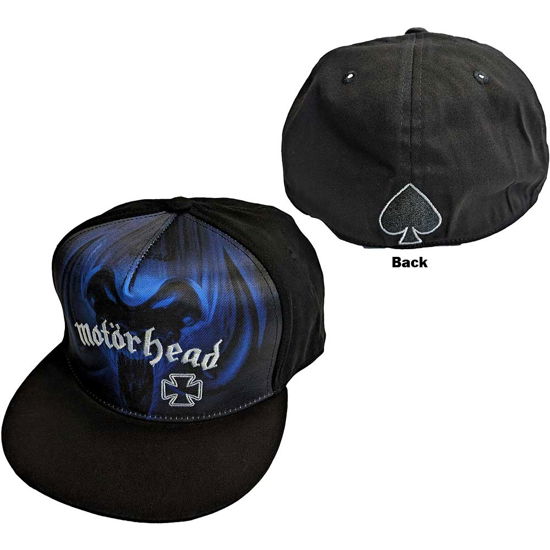 Motorhead Unisex Snapback Cap: Rock 'N' Roll Blue Mono - Motörhead - Merchandise -  - 5056561098425 - 