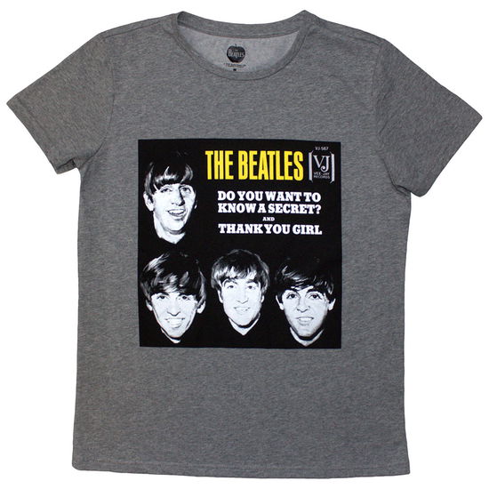 The Beatles Ladies T-Shirt: VJ Secret Sleeve - The Beatles - Gadżety -  - 5056737277425 - 8 października 2024