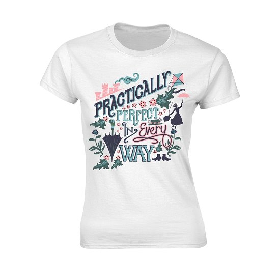 Disney: Mary Poppins Practically (T-Shirt Donna Tg. XL) - Disney - Fanituote - PHM - 5057736963425 - maanantai 2. heinäkuuta 2018