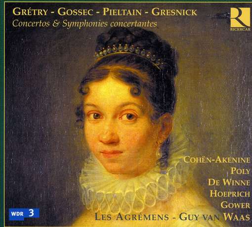 Concertos & Symphonies Concertantes - Gretry / Les Agremens / Van Waas - Musique - RICERCAR - 5400439002425 - 1 septembre 2007