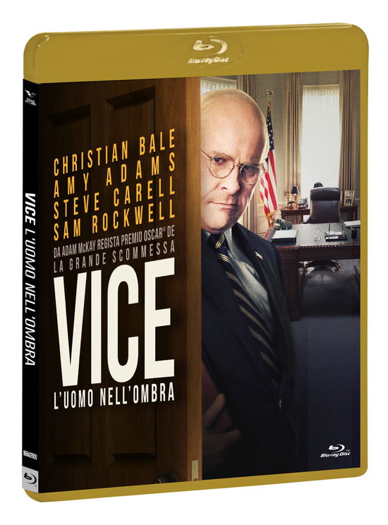 Cover for Amy Adams,christian Bale,steve Carell,sam Rockwell · Vice - L'uomo Nell'ombra (Blu-ray) (2019)