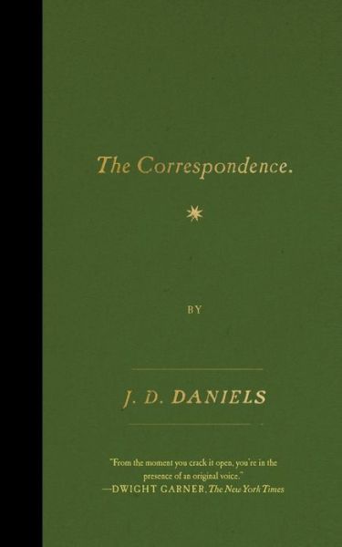 Cover for J. D. Daniels · Correspondence (Book) (2018)