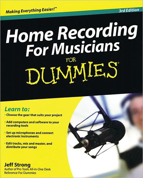 Cover for Instructional · Home Recording for Musicians for Dummies (Book) (2009)