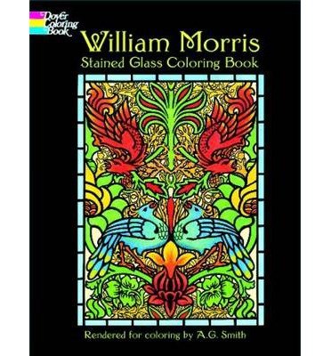 Cover for William Morris · William Morris Stained Glass Coloring Book - Dover Design Stained Glass Coloring Book (MERCH) (2000)