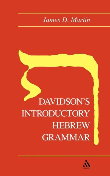 Cover for James D. Martin · Davidson's Introductory Hebrew Grammar, 27th Edition (Hardcover Book) [27th edition] (2000)