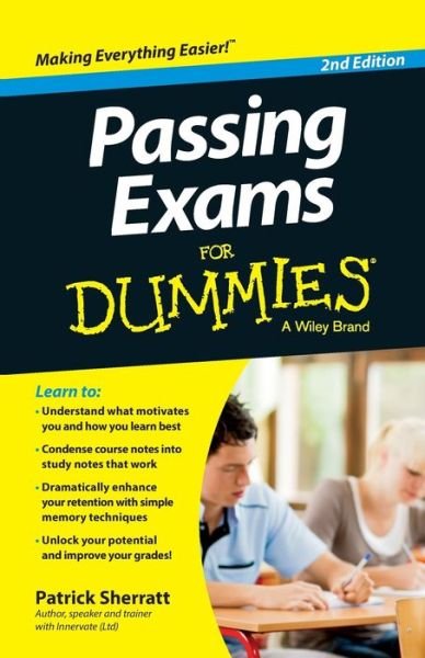 Cover for Sherratt, Patrick (Innervate ) · Passing Exams For Dummies (Pocketbok) [Limited edition] (2013)