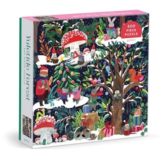 Cover for Galison · Yuletide Forest 500 Piece Puzzle (SPILL) (2024)