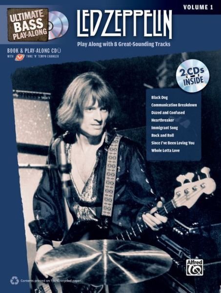 Ultimate Bass Play-Along - Led Zeppelin - Bøger - Alfred Publishing Co Inc.,U.S. - 9780739059425 - 1. november 2010