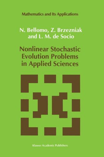 Cover for Nicola Bellomo · Nonlinear Stochastic Evolution Problems in Applied Sciences - Mathematics and Its Applications (Inbunden Bok) (1992)