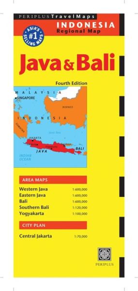 Cover for Periplus Editors · Java and Bali Travel Map (Map) (2013)