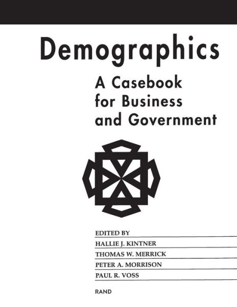 Cover for Hallie Kintner · Demographics: A Casebook for Business and Government (Paperback Book) (1999)