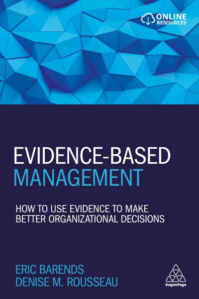 Cover for Eric Barends · Evidence-Based Management (N/A) (2021)
