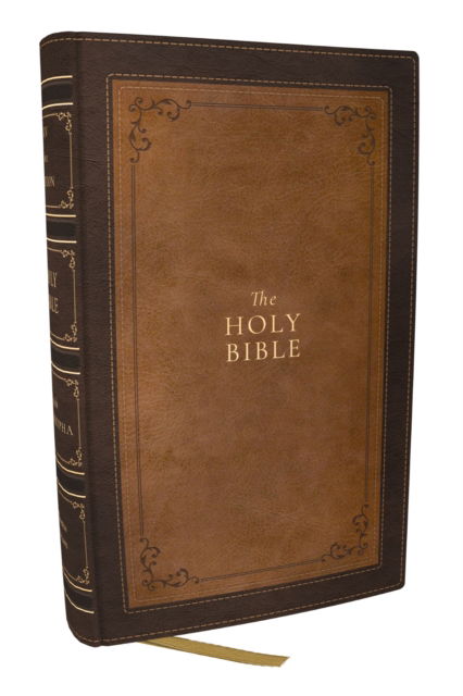 Cover for Thomas Nelson · 1611 KJV with Apocrypha, Brown Leathersoft: Holy Bible (Leather Book) (2025)