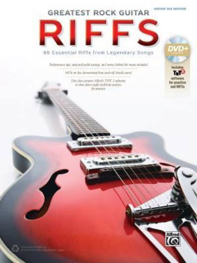 The Greatest Rock Guitar Riffs - Alfred Music - Livros - Alfred Music - 9781470623425 - 1 de novembro de 2015