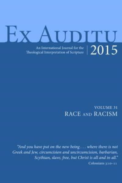 Cover for Klyne Snodgrass · Ex Auditu - Volume 31 (Hardcover Book) (2016)