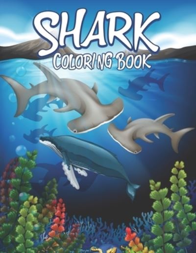 Cover for Platinum Press · Shark Coloring Book (Paperback Book) (2019)