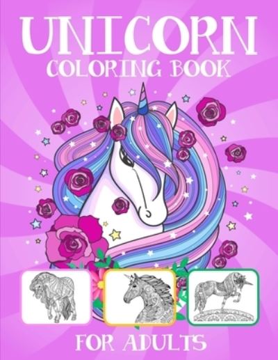 Cover for Gads Publishing · Unicorn Coloring Book For Adults (Paperback Book) (2019)