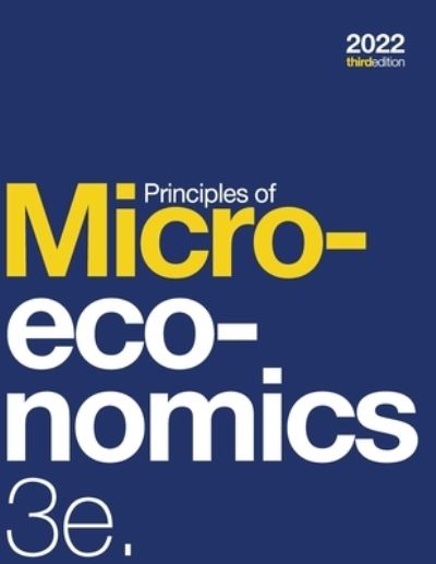 Cover for David Shapiro · Principles of Microeconomics 3e (paperback, B&amp;w) (Book) (2023)