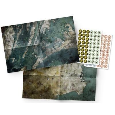 Mutant - Year Zero Maps & Markers Pack - Modiphius - Board game - Modiphius - 9781910132425 - July 1, 2017