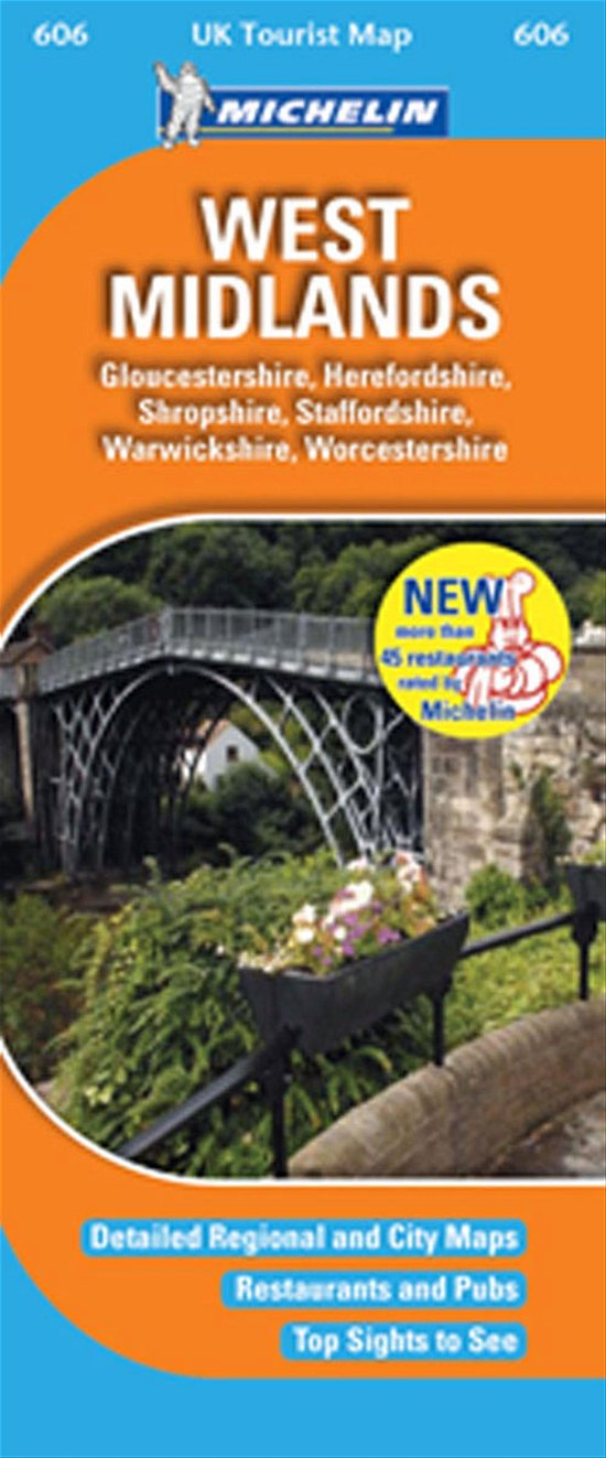 West Midlands - UK Tourist Maps - Michelin - Libros - Michelin Editions des Voyages - 9782067143425 - 1 de abril de 2009