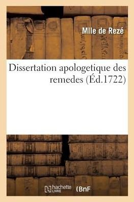 Cover for Washington Irving · Dissertation Apologetique Des Remedes. 2e Edition (Paperback Book) (2019)