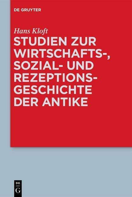 Cover for Kloft · Zur Wirtschafts-, Sozial- und Rez (Book) (2020)