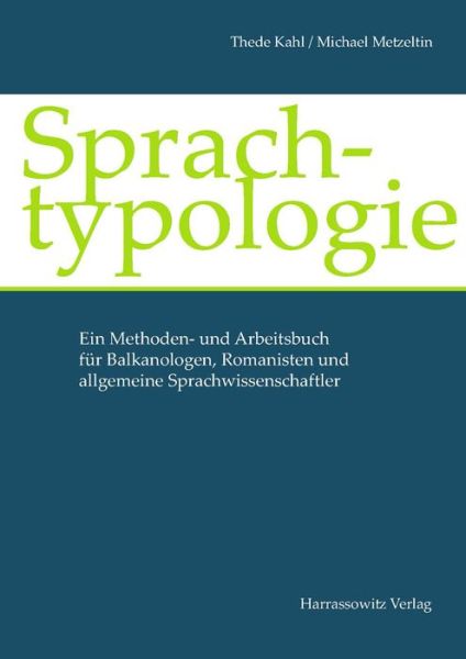 Cover for Kahl · Sprachtypologie (Book) (2015)