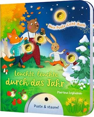 Cover for Sylvia Tress · Mein Puste-Licht-Buch: Leuchte, leuchte durch das Jahr (Board book) (2022)