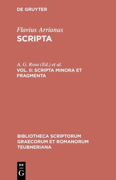 Cover for Arrian · Scripta minora et fragmenta (Book) (2002)